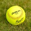imageDUDLEY  Slowpitch Softballs  Official USASB ampamp USSSA  Multiple 12 Count OptionsUSASB  Thunder Heat Hycon  12 Yellow Leather Cover