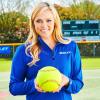 imageDudley Jennie Finch 21quot Autograph Ball Yellow