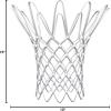 imageSpalding Basketball Net  12 Loops  Fits Standard Indoor or Outdoor Rims  Basketball Hoop Net ReplacementAll Weather  White