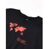 imageSpalding Brand Logo Crew Neck Cotton Fleece SweatshirtBlack