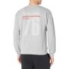 imageSpalding Brand Logo Crew Neck Cotton Fleece SweatshirtLight Heather Gray