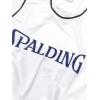 imageSpalding Mens Athletic Dry Mesh Basketball Jersey Shirt TankWhite