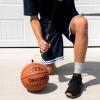 imageSpalding Sports Ball Pump Kit  Ideal for Basketball Volleyball Football Soccer Ball ampamp Rugby Ball  Complete Hand Pump Kit with NeedlesDual Action  12  Black