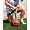 imageSpalding Sports Ball Pump Kit  Ideal for Basketball Volleyball Football Soccer Ball ampamp Rugby Ball  Complete Hand Pump Kit with NeedlesSingle Action  12  Blue