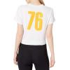 imageSpalding Womens Varsity Short Sleeve Crop Top TeeWhite