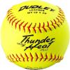 imageDUDLEY  Fastpitch Softballs  Official USAB USSSA ampamp NFHS  Multiple 12 Count OptionsNFHS  Thunder Heat  12 Yellow Leather Cover