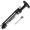 imageSpalding Sports Ball Pump Kit  Ideal for Basketball Volleyball Football Soccer Ball ampamp Rugby Ball  Complete Hand Pump Kit with NeedlesDual Action  6  Chrome