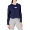 imageSpalding Womens Varsity Crew Long Sleeve SweatshirtPeacoat