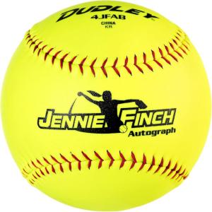 imageDudley Jennie Finch 21quot Autograph Ball Yellow