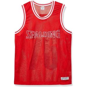 imageSpalding Mens Athletic Dry Mesh Basketball Jersey Shirt TankEngine Red