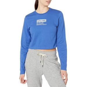 imageSpalding Womens Varsity Crew Long Sleeve SweatshirtBlaze Blue