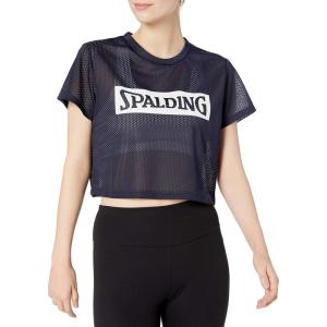 imageSpalding Womens Varsity Short Sleeve Crop Top TeePeacoatmesh