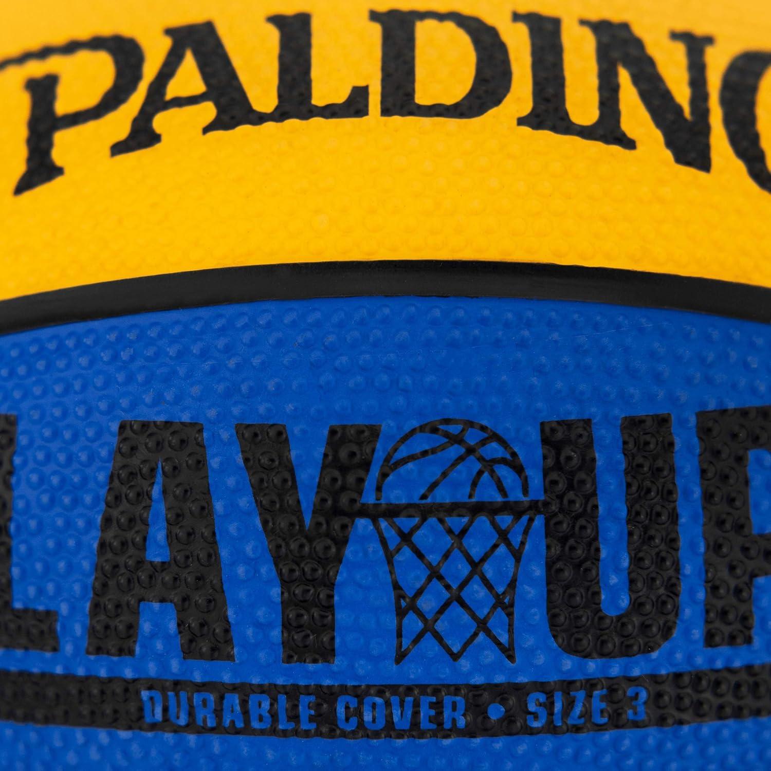 imageSpalding Outdoor Rubber Basketballs  Performance Rubber Cover Designed for Outdoor Play ColorsLay Up  BlueOrange
