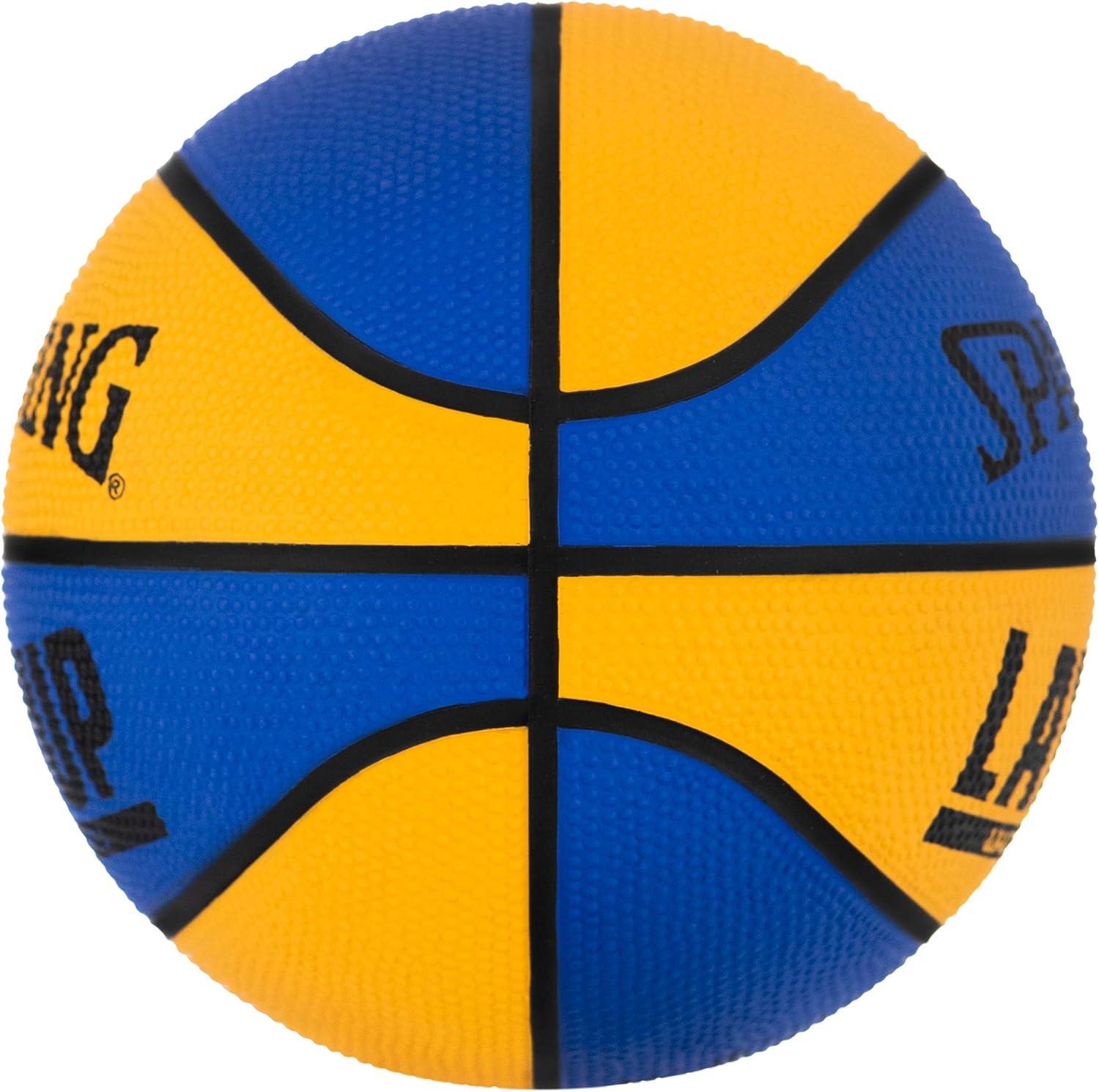 imageSpalding Outdoor Rubber Basketballs  Performance Rubber Cover Designed for Outdoor Play ColorsLay Up  BlueOrange