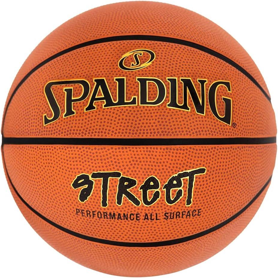 imageSpalding Outdoor Rubber Basketballs  Performance Rubber Cover Designed for Outdoor Play ColorsOrange