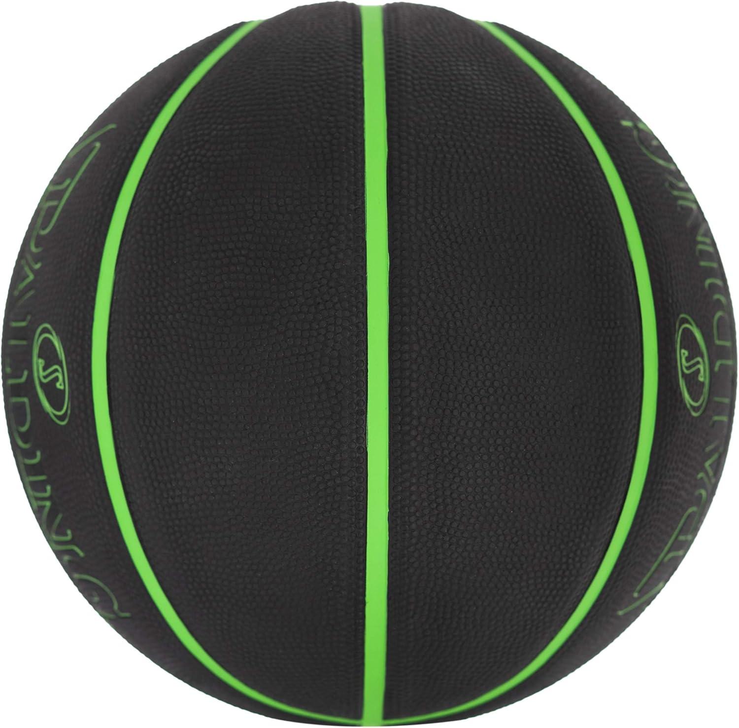 imageSpalding Outdoor Rubber Basketballs  Performance Rubber Cover Designed for Outdoor Play ColorsStreet Phantom  Neon GreenBlack
