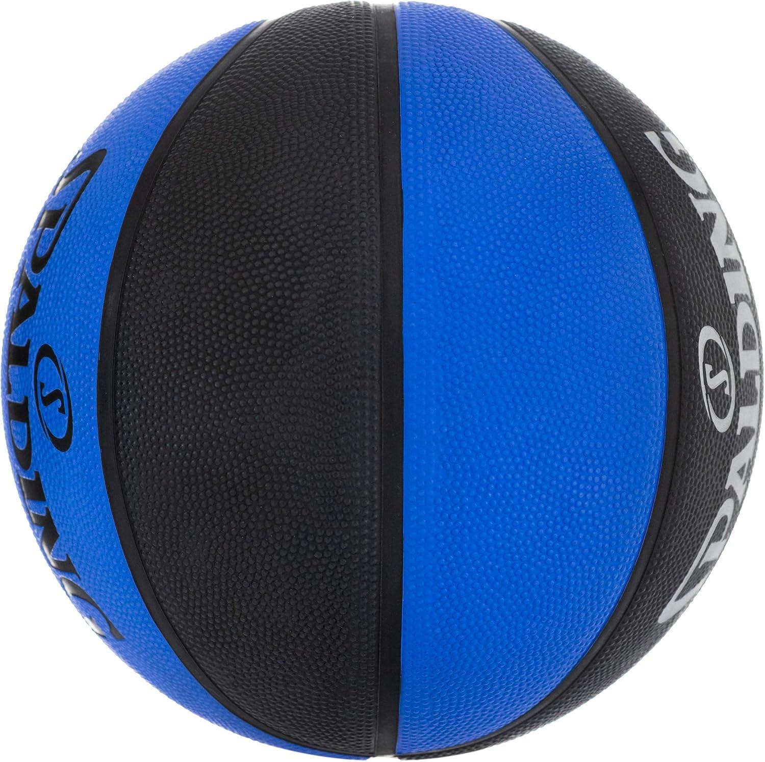 imageSpalding Outdoor Rubber Basketballs  Performance Rubber Cover Designed for Outdoor Play ColorsVarsity  BlueBlack