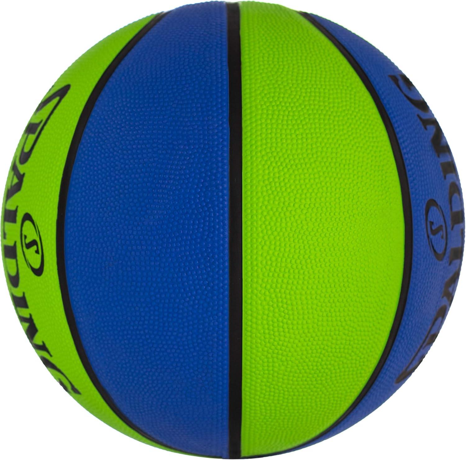 imageSpalding Outdoor Rubber Basketballs  Performance Rubber Cover Designed for Outdoor Play ColorsVarsity  GreenBlue