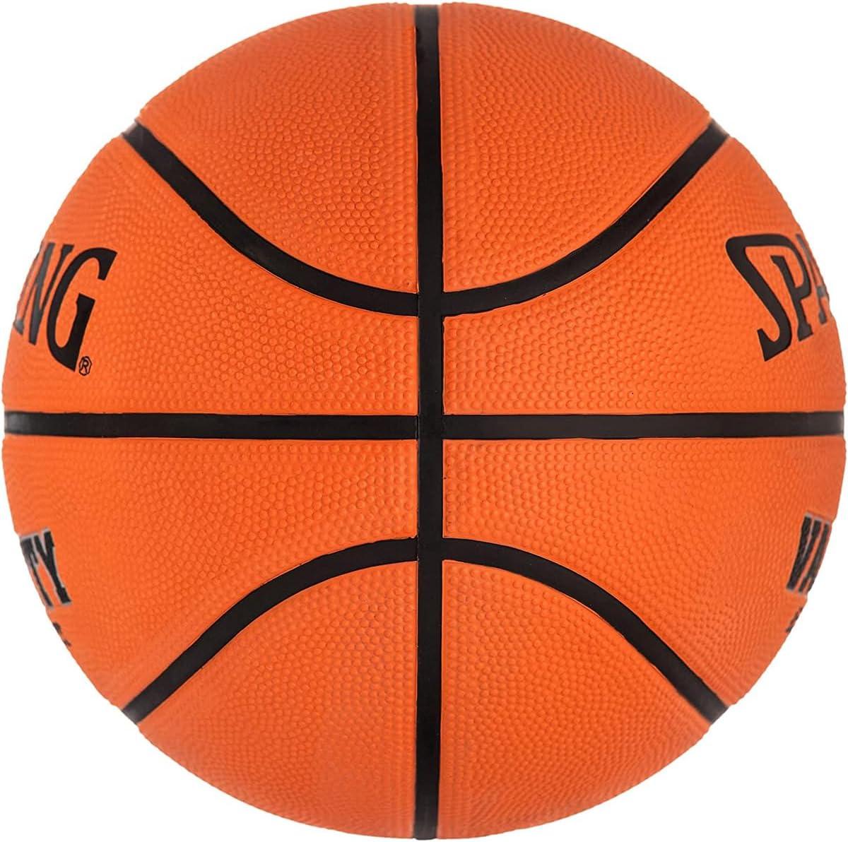 imageSpalding Outdoor Rubber Basketballs  Performance Rubber Cover Designed for Outdoor Play ColorsVarsity  Orange