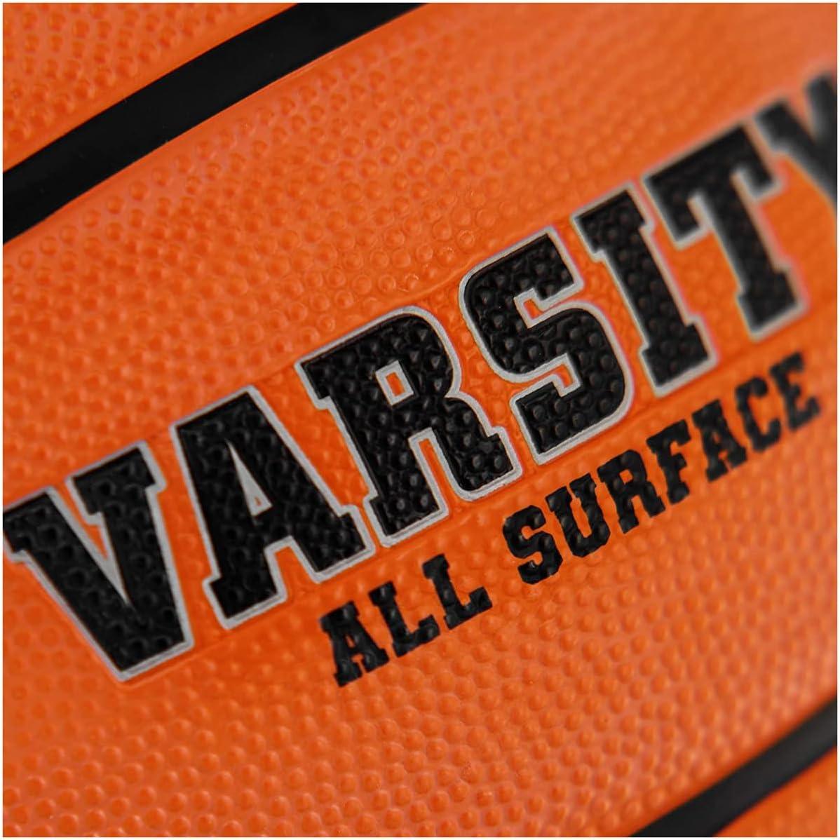 imageSpalding Outdoor Rubber Basketballs  Performance Rubber Cover Designed for Outdoor Play ColorsVarsity  Orange