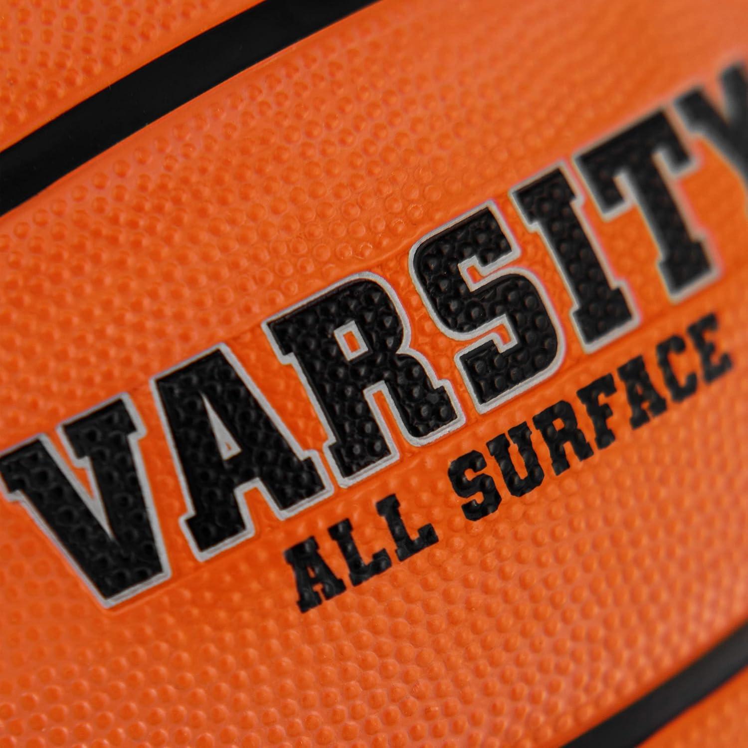 imageSpalding Outdoor Rubber Basketballs  Performance Rubber Cover Designed for Outdoor Play ColorsVarsity  Orange