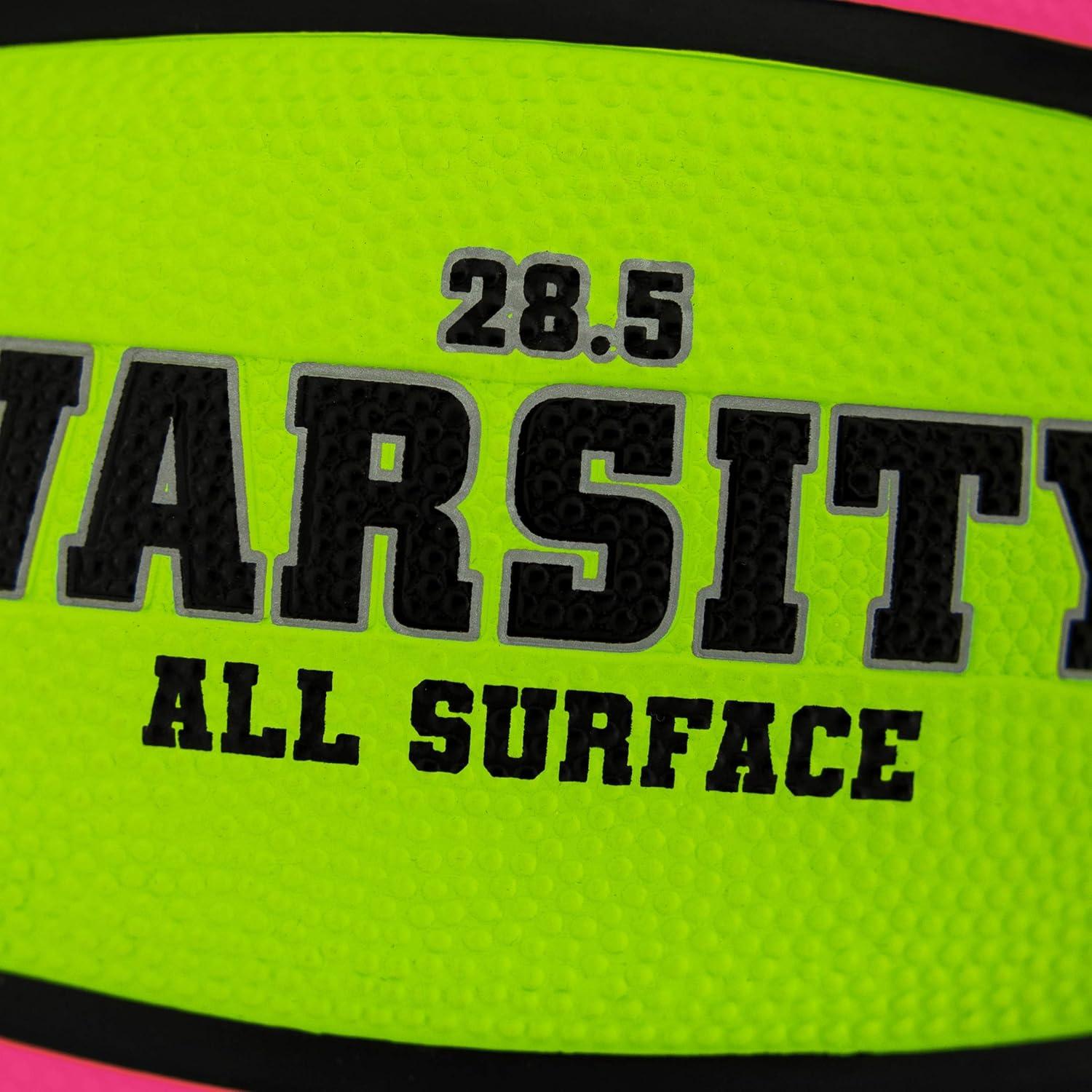 imageSpalding Outdoor Rubber Basketballs  Performance Rubber Cover Designed for Outdoor Play ColorsVarsity  PinkGreen