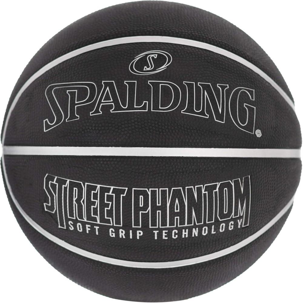 imageSpalding Outdoor Rubber Basketballs  Performance Rubber Cover Designed for Outdoor Play ColorsStreet Phantom  SilverBlack