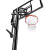 imageSpalding 44quot ShatterProof Polycarbonate Pro Glide Lite InGround Basketball Hoop