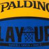 imageSpalding Outdoor Rubber Basketballs  Performance Rubber Cover Designed for Outdoor Play ColorsLay Up  BlueOrange