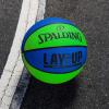 imageSpalding Outdoor Rubber Basketballs  Performance Rubber Cover Designed for Outdoor Play ColorsLay Up  GreenBlue