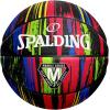 imageSpalding Outdoor Rubber Basketballs  Performance Rubber Cover Designed for Outdoor Play ColorsMarble  Black Multi Color