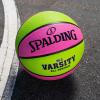 imageSpalding Outdoor Rubber Basketballs  Performance Rubber Cover Designed for Outdoor Play ColorsVarsity  PinkGreen