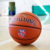 imageSpalding Precision TF1000 Indoor Game Basketballs Dry Grip Microfiber Composite Cushioned Cover High School ApprovedAAU  Orange