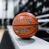 imageSpalding Precision TF1000 Indoor Game Basketballs Dry Grip Microfiber Composite Cushioned Cover High School ApprovedNFHS pre 2023  Orange
