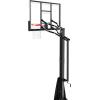 imageSpalding Ultimate Hybrid Portable Basketball Hoop  Adjustable Height from 75 to 10 in Infinite Increments  Arena Slam Breakaway Rim54  Glass Backboard  Black