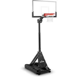 imageSpalding Momentous EZ Assembly Portable Adjustable Outdoor Basketball Hoop  Assembles in 30 Minutes or Less54  Clear View  Black