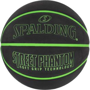 imageSpalding Outdoor Rubber Basketballs  Performance Rubber Cover Designed for Outdoor Play ColorsStreet Phantom  Neon GreenBlack
