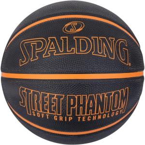 imageSpalding Outdoor Rubber Basketballs  Performance Rubber Cover Designed for Outdoor Play ColorsStreet Phantom  Neon OrangeBlack