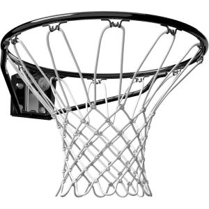 imageSpalding Regulation Size 18quot Steel Basketball Rim with Net Included  Choose from Fixed or Breakaway  Replacement Rim for Indoor or Outdoor HoopBreakaway  Slam Jam  Black