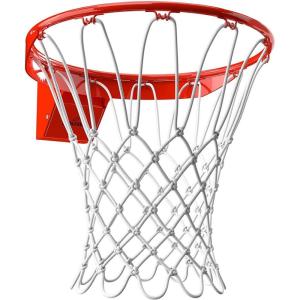 imageSpalding Regulation Size 18quot Steel Basketball Rim with Net Included  Choose from Fixed or Breakaway  Replacement Rim for Indoor or Outdoor HoopBreakaway  Pro Image  Orange