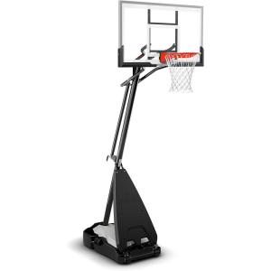imageSpalding Ultimate Hybrid Portable Basketball Hoop  Adjustable Height from 75 to 10 in Infinite Increments  Arena Slam Breakaway Rim54  Acrylic Backboard  Black