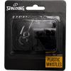 imageSpalding Sports Whistle with Lanyard  Ideal for Coaches Referees ampamp Officials  Available in Plastic or MetalPlastic  2 Pack  Black