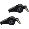 imageSpalding Sports Whistle with Lanyard  Ideal for Coaches Referees ampamp Officials  Available in Plastic or MetalPlastic  2 Pack  Black