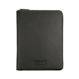 imageAG Spalding and Bros Vermont Calf Leather A4 Notebook Holder with Zip Black