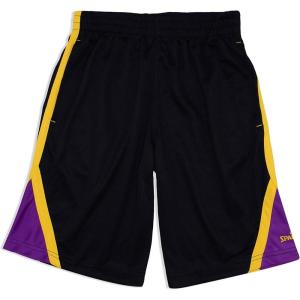imageSpalding Boys Performance Athletic Basketball Gym ShortsBlackGold 9144