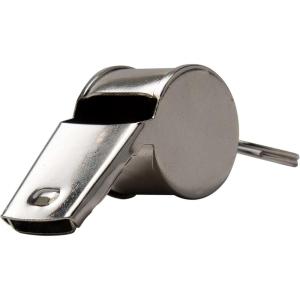 imageSpalding Sports Whistle with Lanyard  Ideal for Coaches Referees ampamp Officials  Available in Plastic or MetalMetal  1 Pack  Silver
