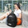 imageSpalding Basketball Backpack  Black Sports Bag with Ball ampamp Shoe Compartment Basketball Accessories BagBlack