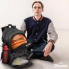 imageSpalding Basketball Backpack  Black Sports Bag with Ball ampamp Shoe Compartment Basketball Accessories BagBlack
