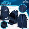 imageSpalding Basketball Backpack  Black Sports Bag with Ball ampamp Shoe Compartment Basketball Accessories BagBlue
