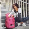 imageSpalding Basketball Backpack  Black Sports Bag with Ball ampamp Shoe Compartment Basketball Accessories BagPink